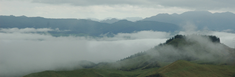 Cloudy valley