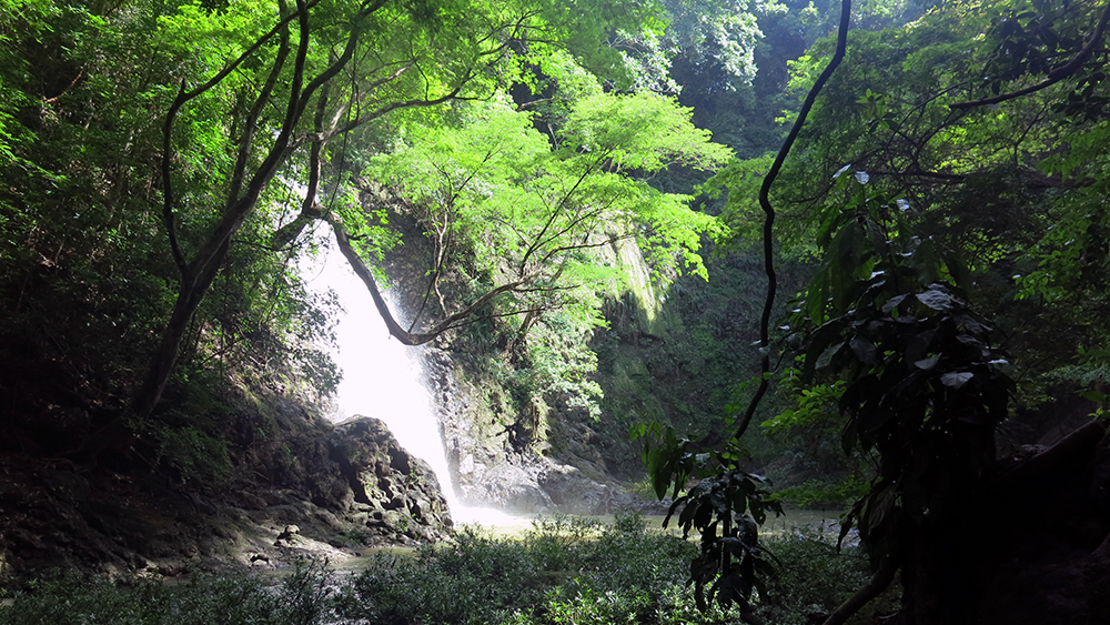 The waterfall at Montezuma - just like a Bounty advert!
