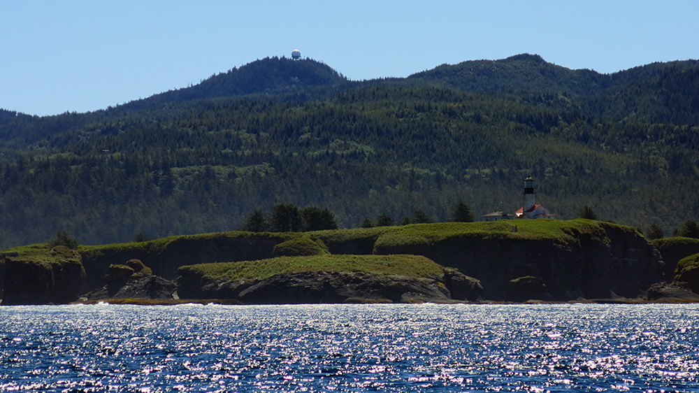 Cape Flattery with Tatoosh Island in the foreground