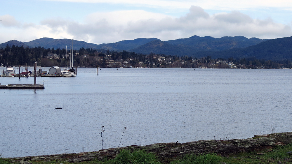 The quiet anchorage at Sooke