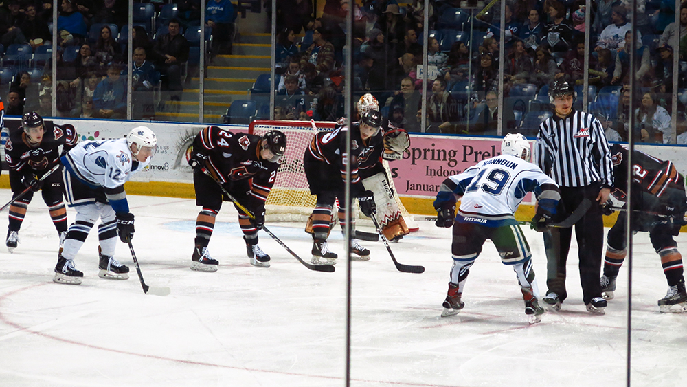 Victoria Royals fighting it out with